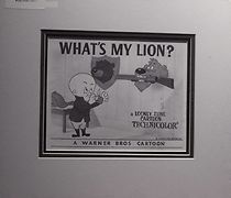 Watch What's My Lion? (Short 1961)