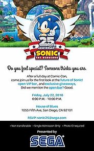 Watch Sonic 25th Anniversary Party