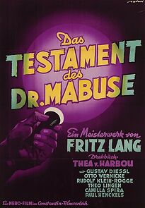 Watch The Testament of Dr. Mabuse