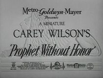 Watch Prophet Without Honor (Short 1939)