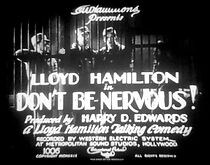 Watch Don't Be Nervous (Short 1929)