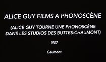 Watch Alice Guy tourne une phonoscène sur la théâtre de pose des Buttes-Chaumont (Short 1907)