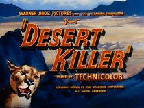 Watch Desert Killer (Short 1952)
